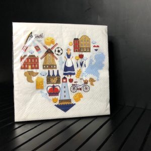 Hollandse Servetten met Nederlandse Symbolen – Typisch Nederlands Tafeldecoratie
