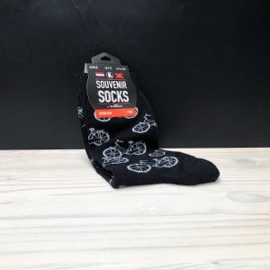 Herensok fiets zwart