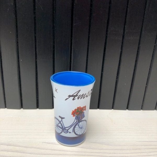 Shotglas Amsterdam fietsen