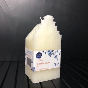 Candle House Kaars wit– Grachtenpand Kaars