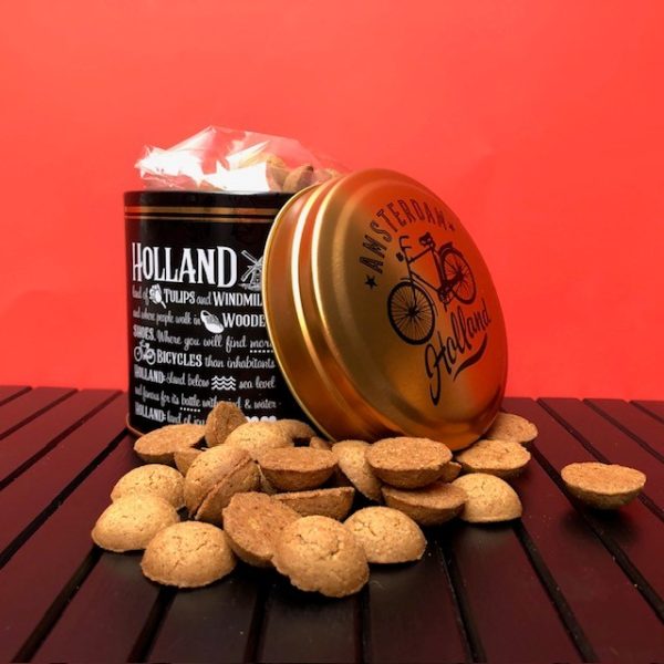 Traditioneel Stroopwafel Blik met Pepernoten - Afbeelding 2